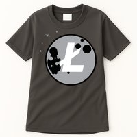 Litecoin Moon Cryptocurrency Tall T-Shirt
