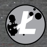 Litecoin Moon Cryptocurrency Baby Bodysuit