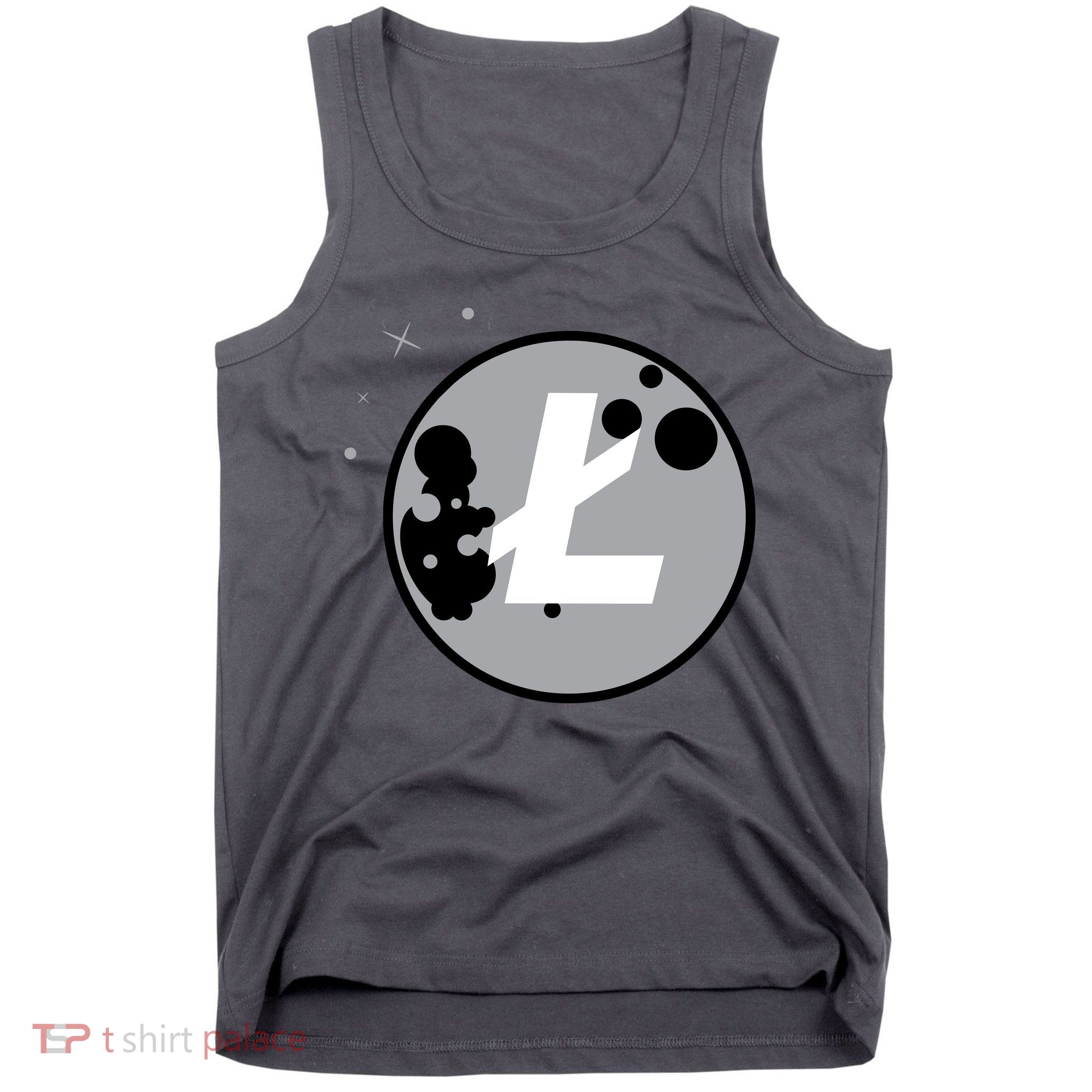 Litecoin Moon Cryptocurrency Tank Top