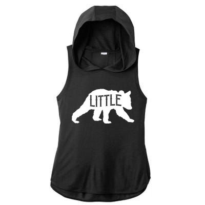 Little Bear Ladies PosiCharge Tri-Blend Wicking Draft Hoodie Tank