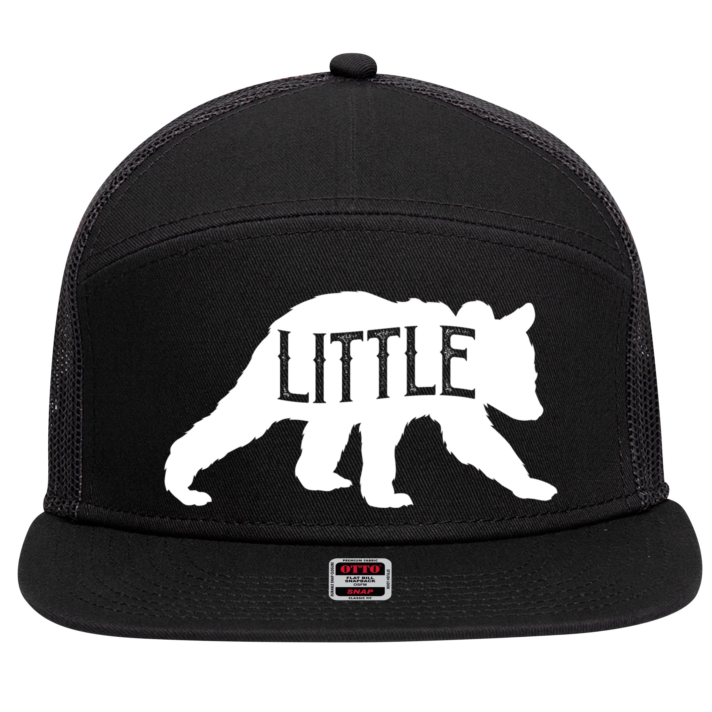 Little Bear 7 Panel Mesh Trucker Snapback Hat