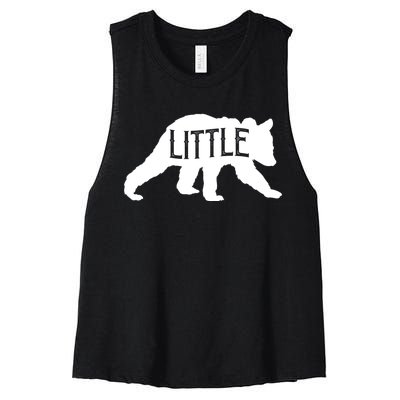 Little Bear Women's Racerback Cropped Tank