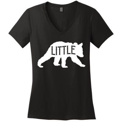 Little Bear Women's V-Neck T-Shirt