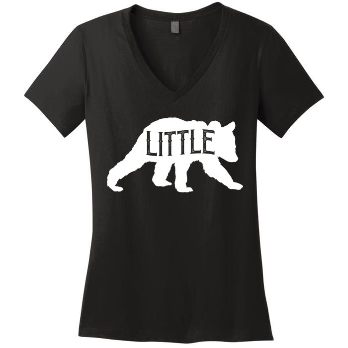 Little Bear Women's V-Neck T-Shirt