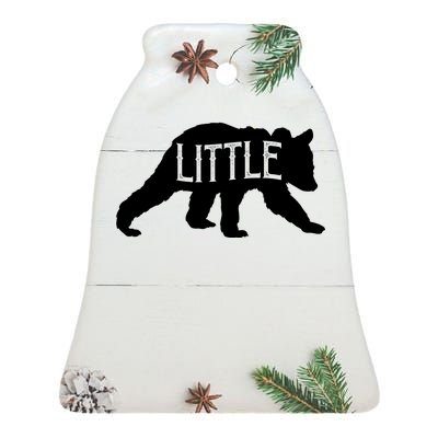 Little Bear Ceramic Bell Ornament