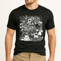 Little Cartoon Monster Mash Up Cooling Performance Crew T-Shirt