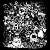 Little Cartoon Monster Mash Up Cooling Performance Crew T-Shirt