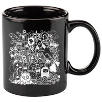 Little Cartoon Monster Mash Up 11oz C Handle Ceramic Mug