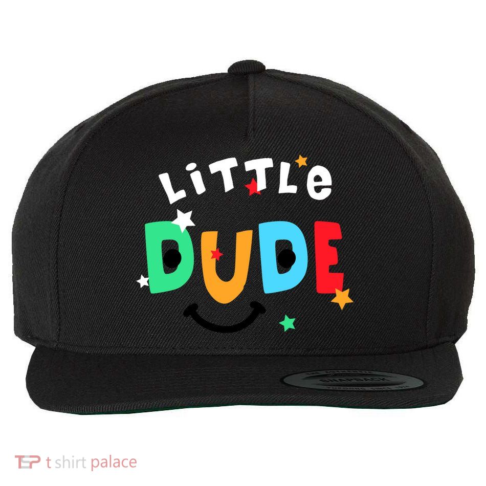 Little Dude Wool Snapback Cap