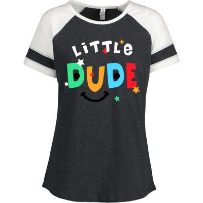 Little Dude Enza Ladies Jersey Colorblock Tee