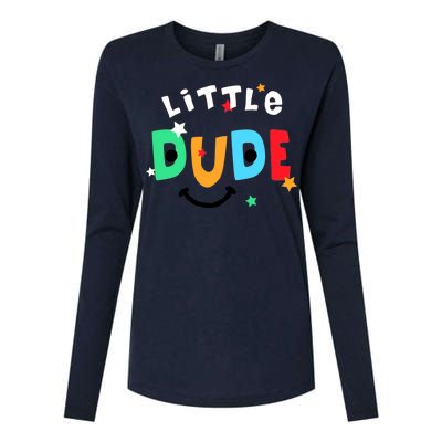 Little Dude Womens Cotton Relaxed Long Sleeve T-Shirt