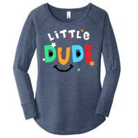 Little Dude Women's Perfect Tri Tunic Long Sleeve Shirt