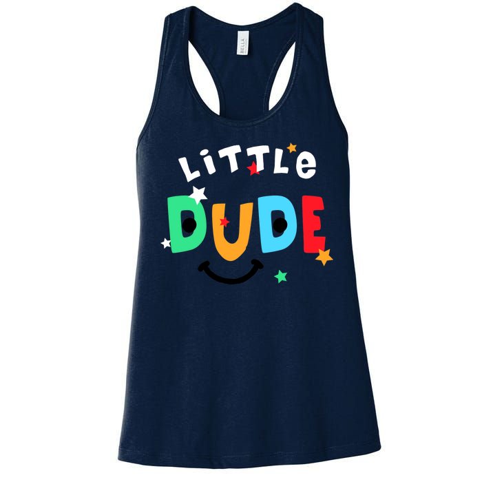 Little Dude Women's Racerback Tank