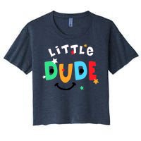 Little Dude Women's Crop Top Tee