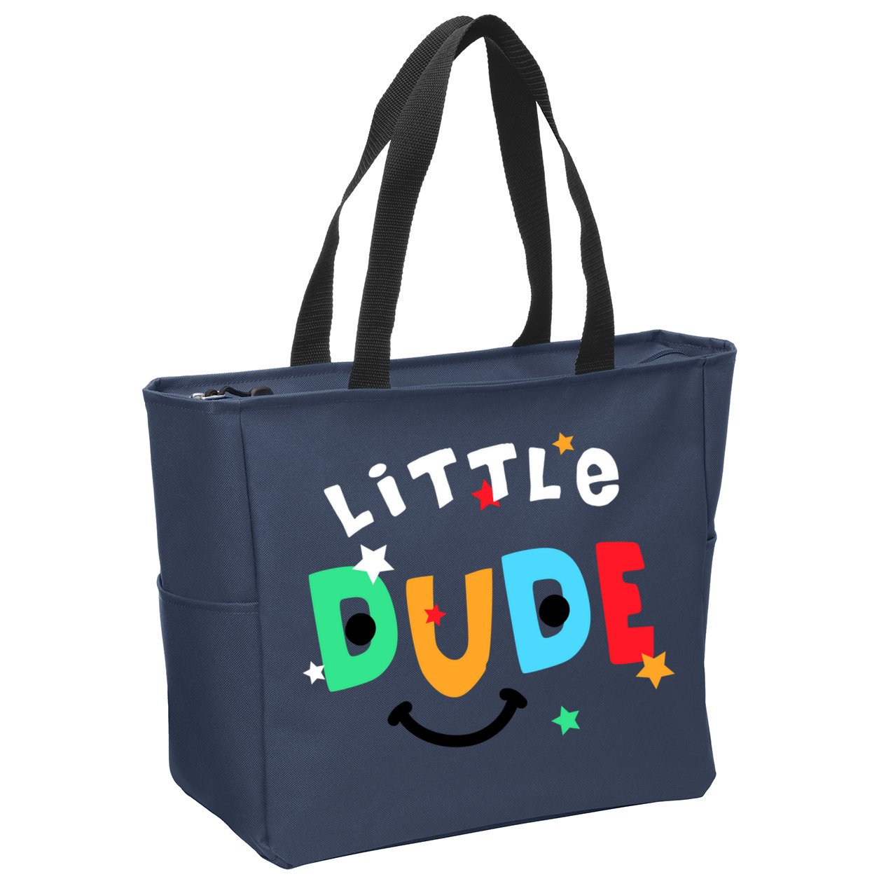 Little Dude Zip Tote Bag