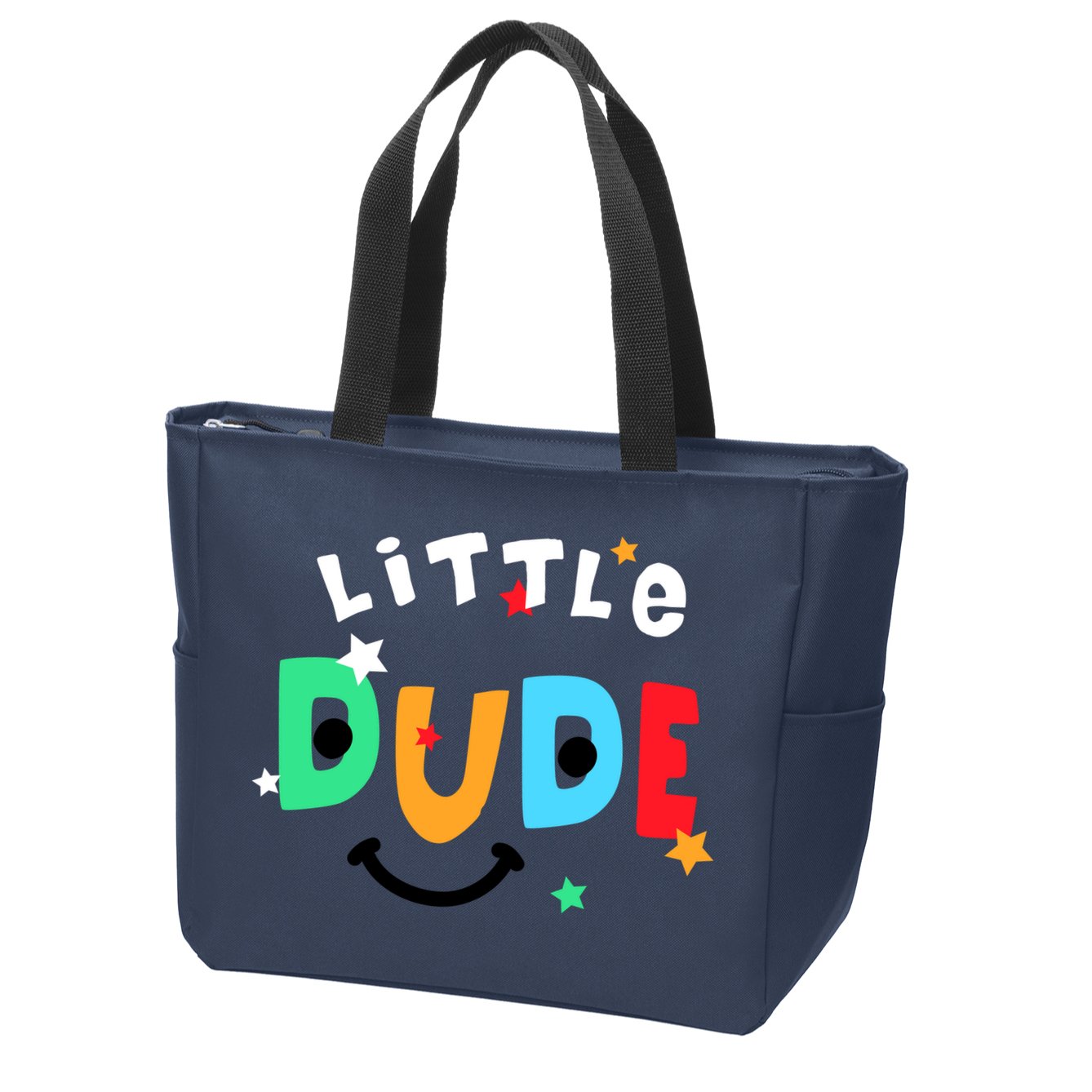Little Dude Zip Tote Bag