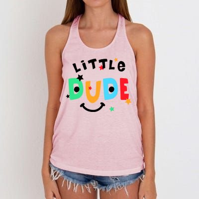 Little Dude Women's Knotted Racerback Tank