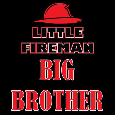 Little Fireman Big Brother T-Shirt