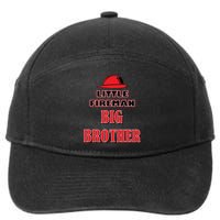 Little Fireman Big Brother 7-Panel Snapback Hat