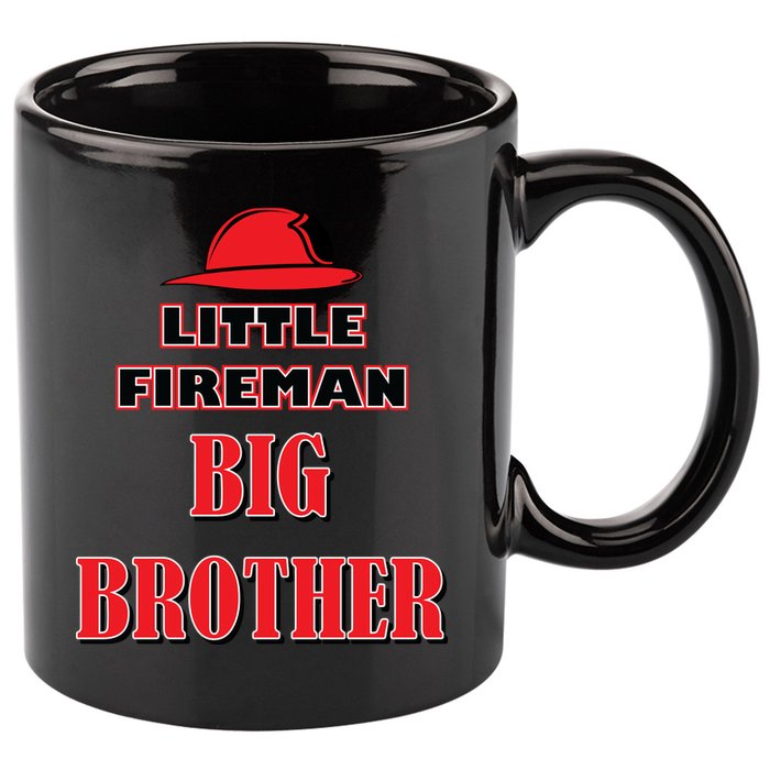 Little Fireman Big Brother 11oz C Handle Ceramic Mug