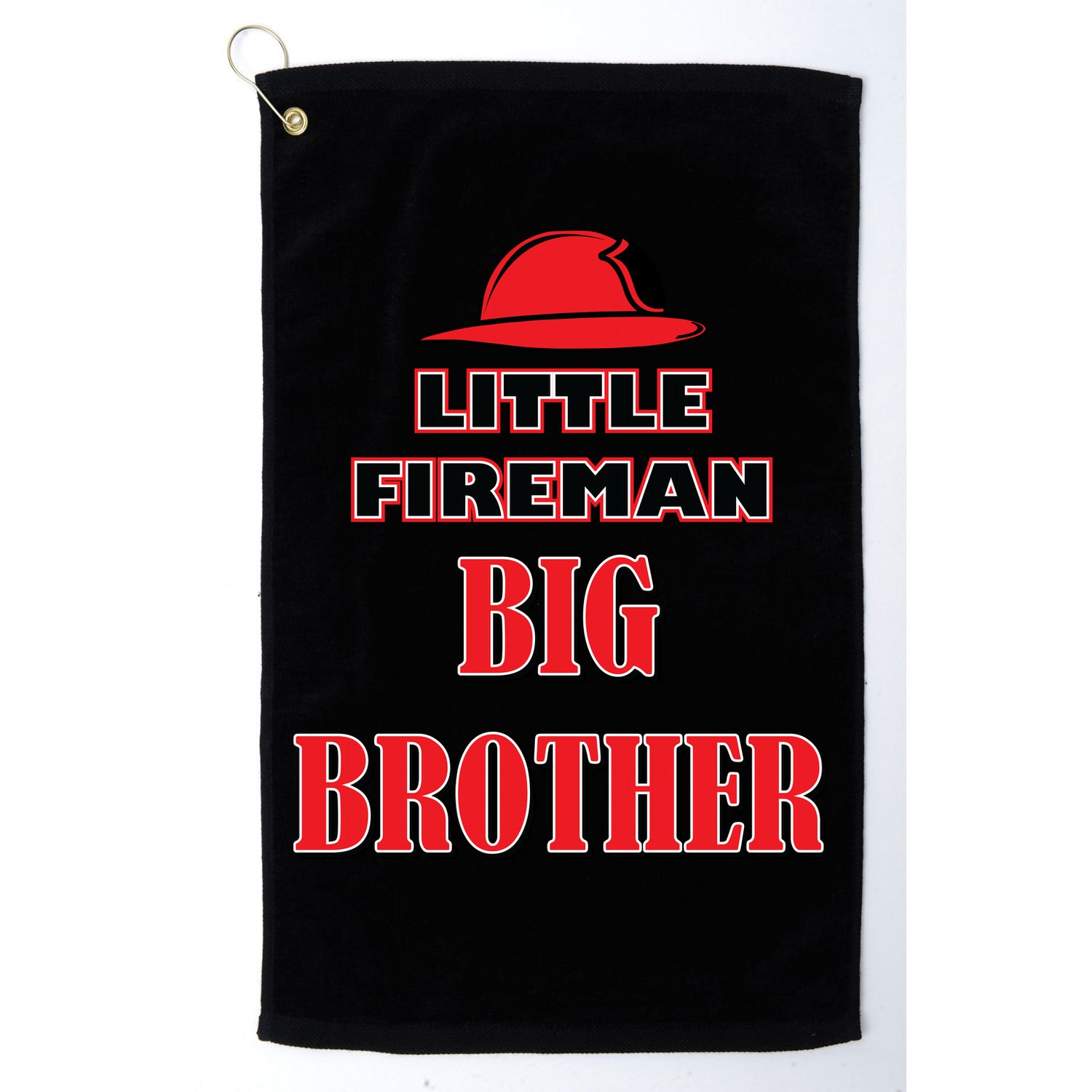 Little Fireman Big Brother Golf Towel