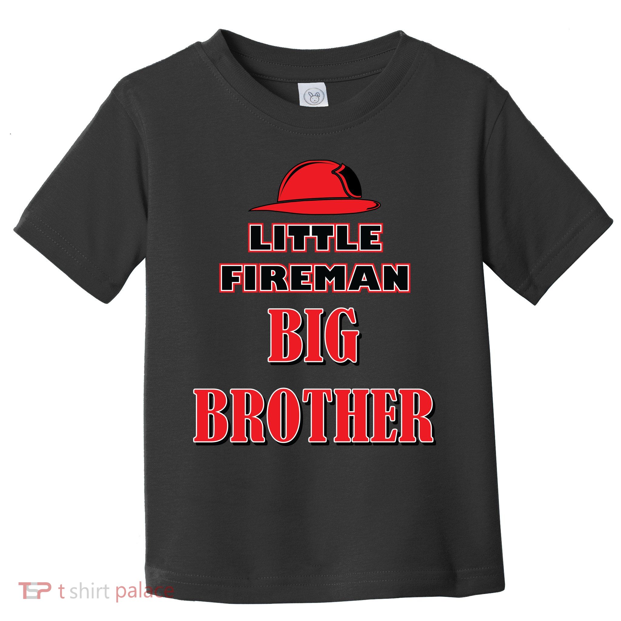 Little Fireman Big Brother Toddler T-Shirt