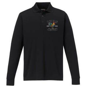 Little Jerry Cockfight Champion Performance Long Sleeve Polo