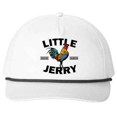 Little Jerry Cockfight Champion Snapback Five-Panel Rope Hat