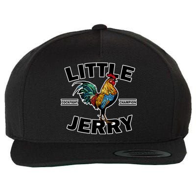 Little Jerry Cockfight Champion Wool Snapback Cap