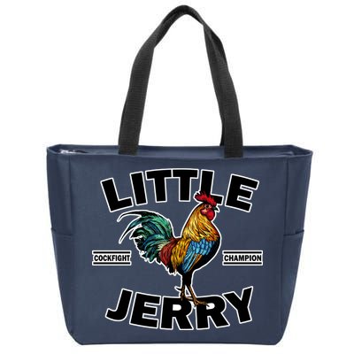 Little Jerry Cockfight Champion Zip Tote Bag