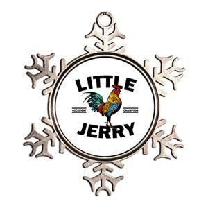 Little Jerry Cockfight Champion Metallic Star Ornament