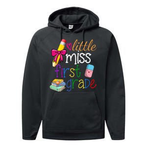 Little Miss First Grade Performance Fleece Hoodie