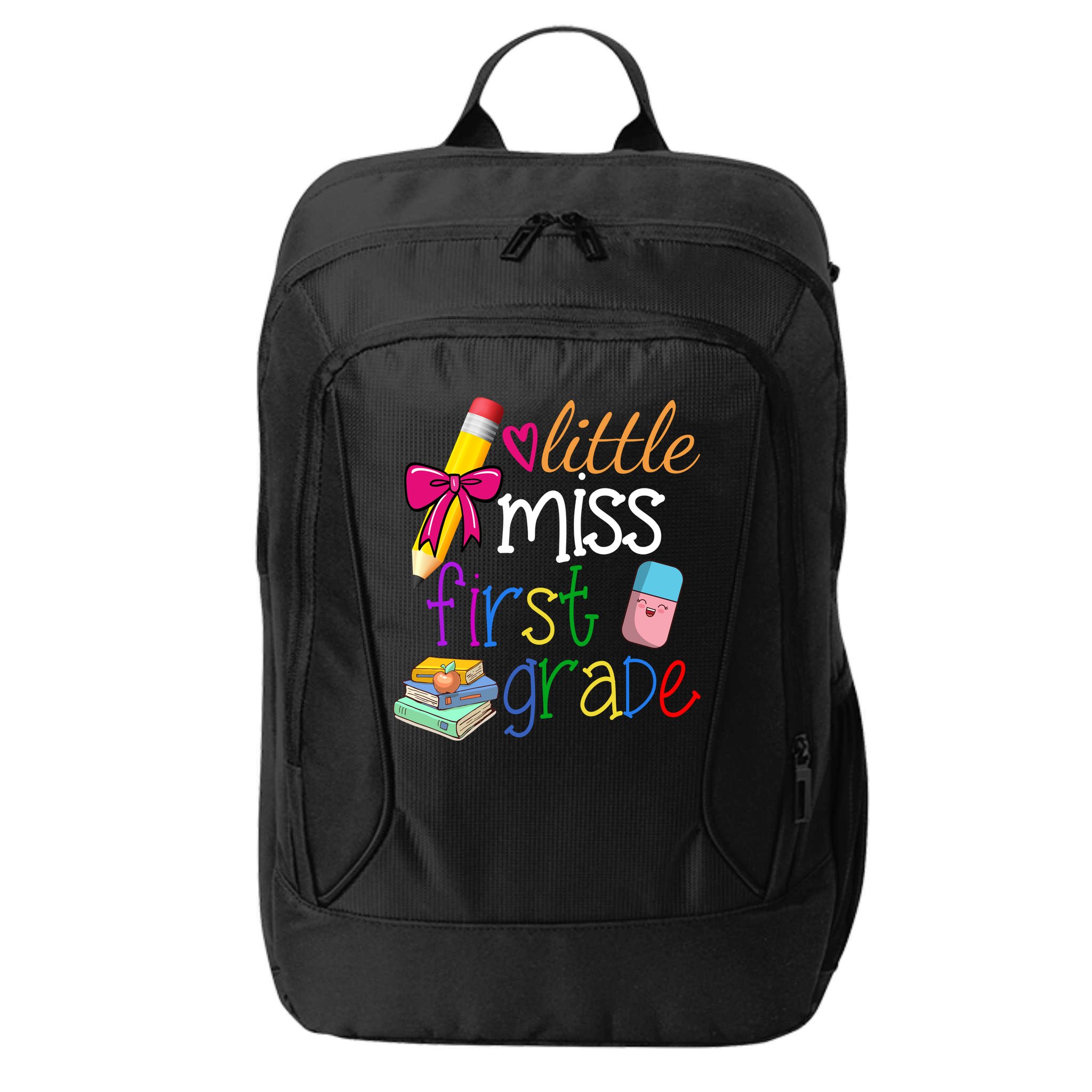 Little Miss First Grade City Backpack
