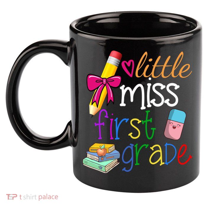 Little Miss First Grade 11oz C Handle Ceramic Mug