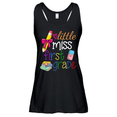 Little Miss First Grade Ladies Essential Flowy Tank