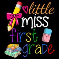 Little Miss First Grade Youth Performance Sprint T-Shirt