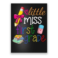 Little Miss First Grade Poster