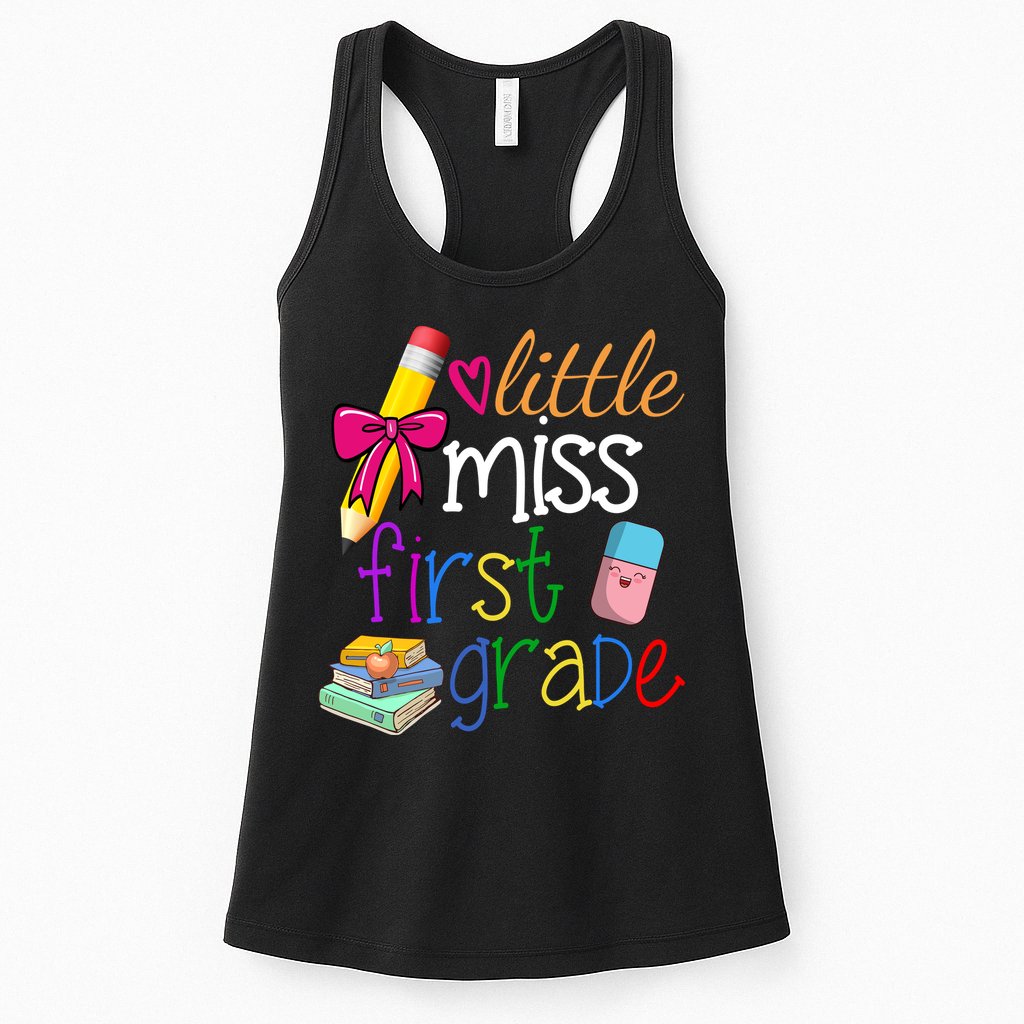 Little Miss First Grade Womens Tank Top
