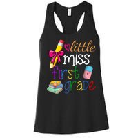 Little Miss First Grade Women's Racerback Tank