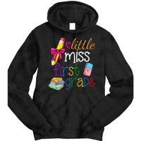 Little Miss First Grade Tie Dye Hoodie