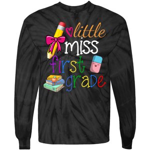 Little Miss First Grade Tie-Dye Long Sleeve Shirt