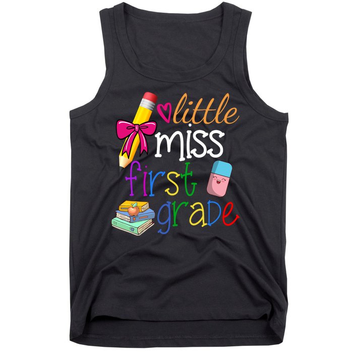 Little Miss First Grade Tank Top