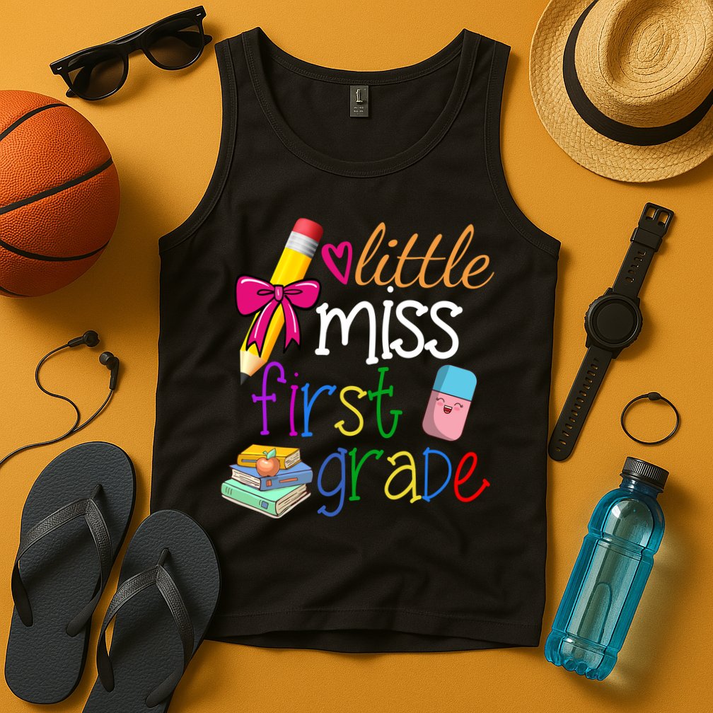 Little Miss First Grade Tank Top
