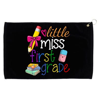 Little Miss First Grade Grommeted Golf Towel