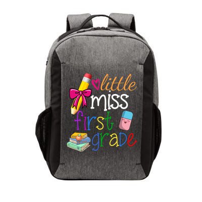 Little Miss First Grade Vector Backpack
