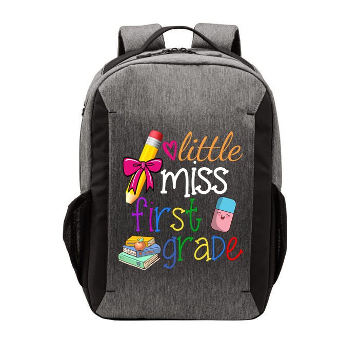 Little Miss First Grade Vector Backpack