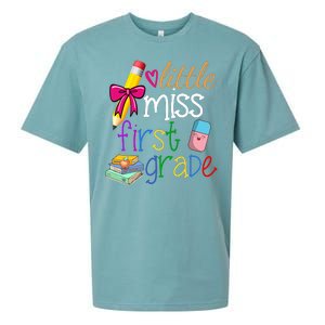 Little Miss First Grade Sueded Cloud Jersey T-Shirt