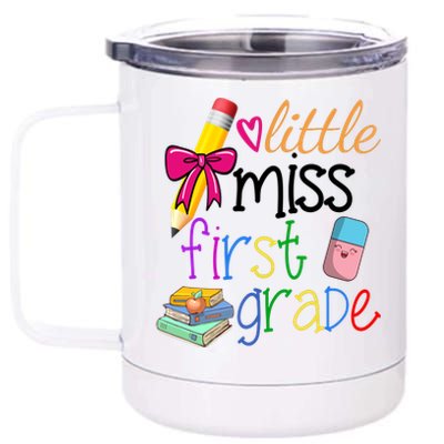 Little Miss First Grade 12 oz Stainless Steel Tumbler Cup