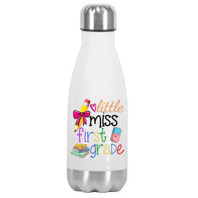 Little Miss First Grade Stainless Steel Insulated Water Bottle