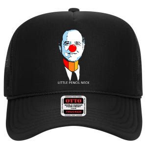 Little Pencil Neck Clown Pro Donald Trump High Crown Mesh Back Trucker Hat